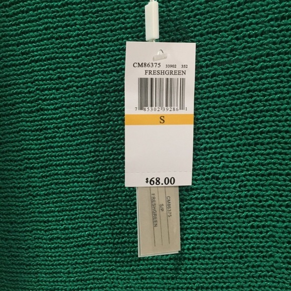 Cupio Fresh Green Women’s Short Sleeve Sweater Top - Picture 6 of 6